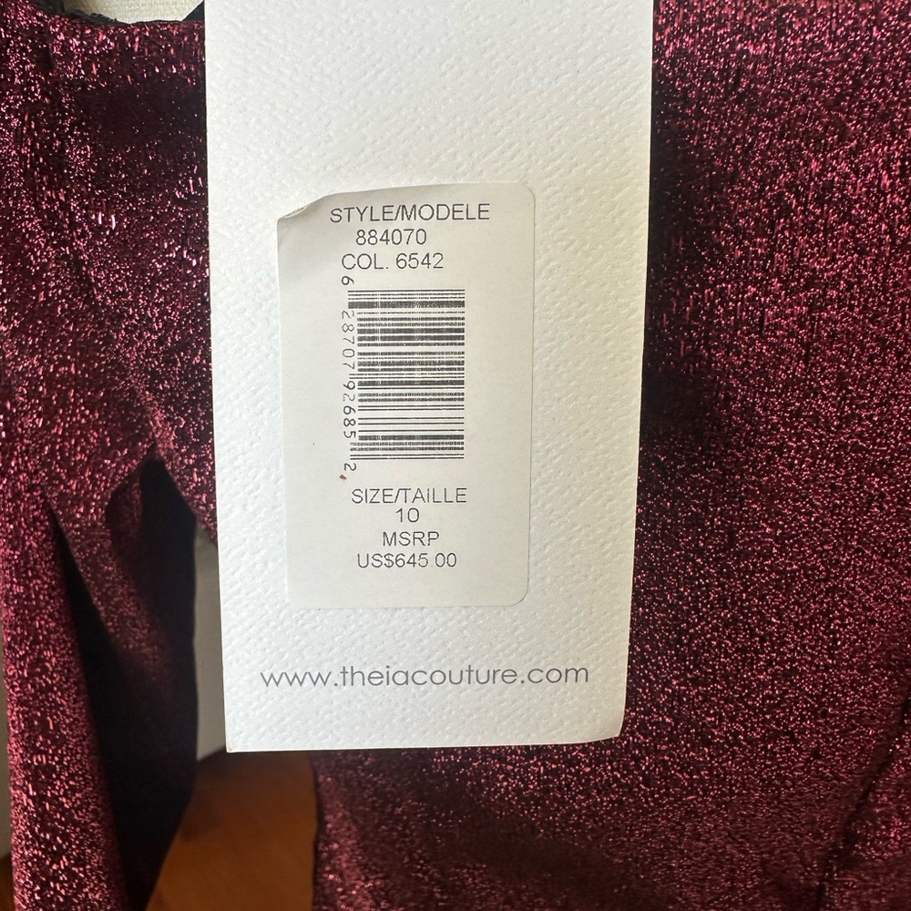 THEIA Elegant Formal Cocktail Dress Glamorous Evening Party Holiday - Picture 9 of 15